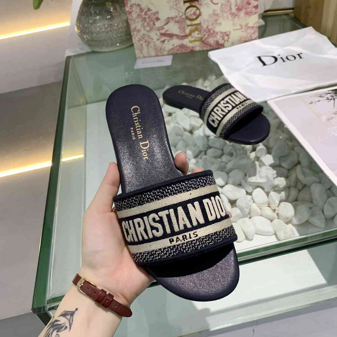 Christian Dior Slippers For Women Stylish 6417