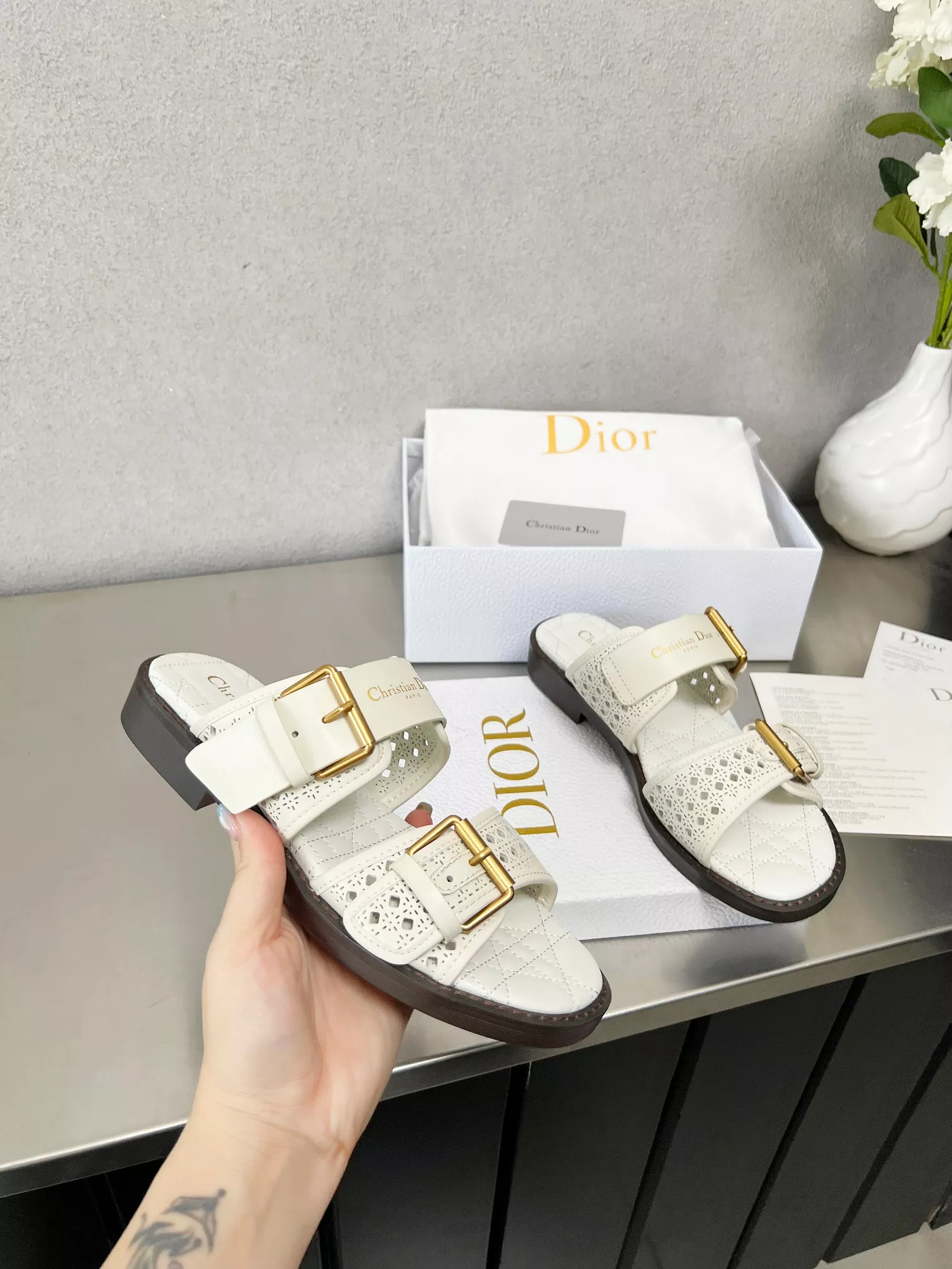 Christian Dior Slippers For Women Unique 7653