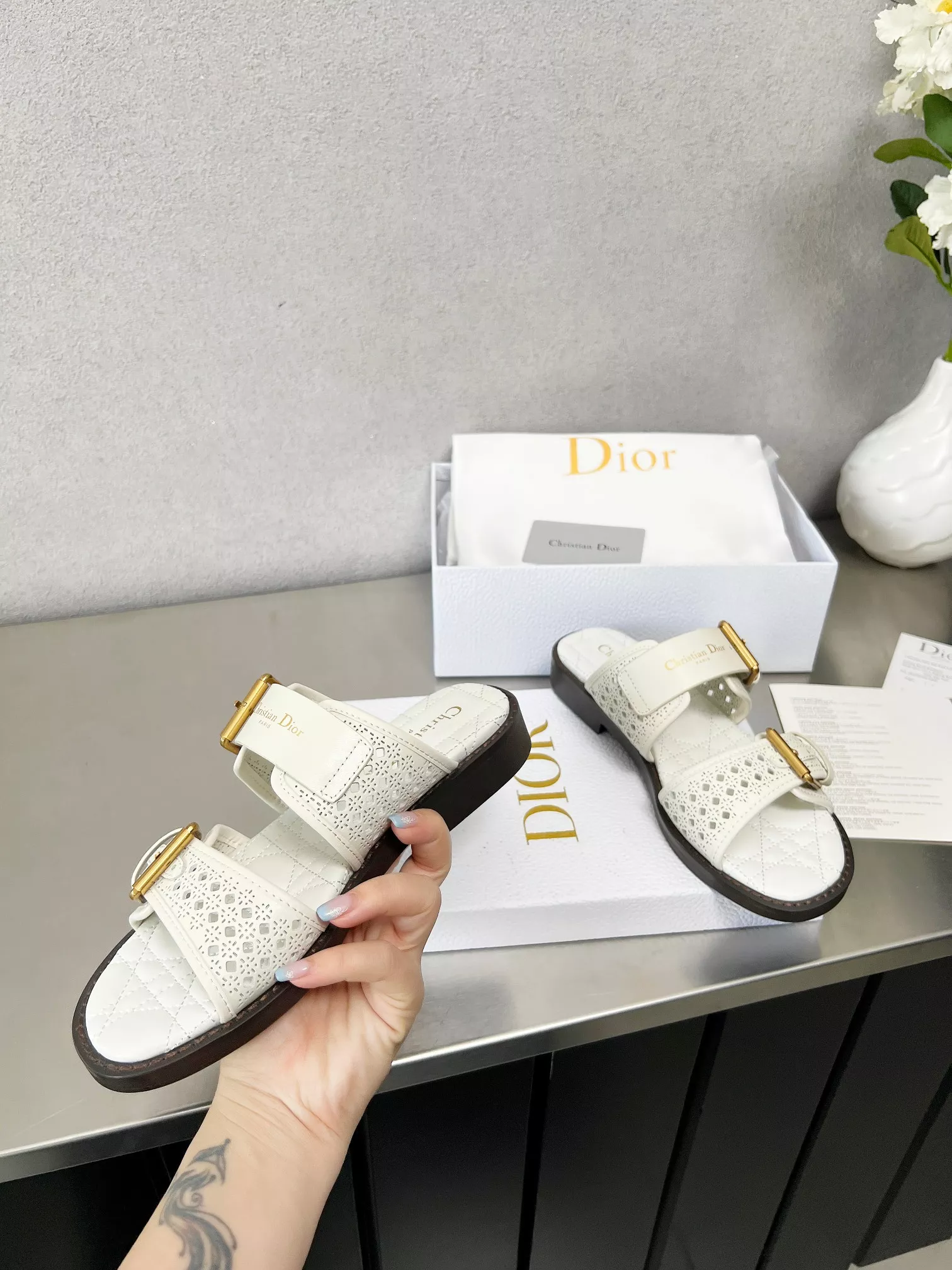 Christian Dior Slippers For Women Unique 7653