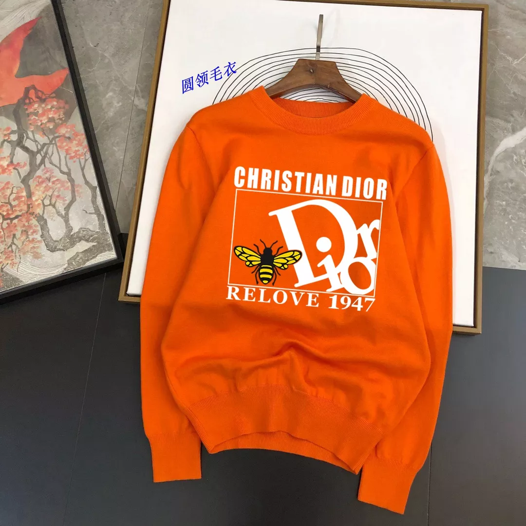 Christian Dior Sweaters Long Sleeved For Men Bright 8336