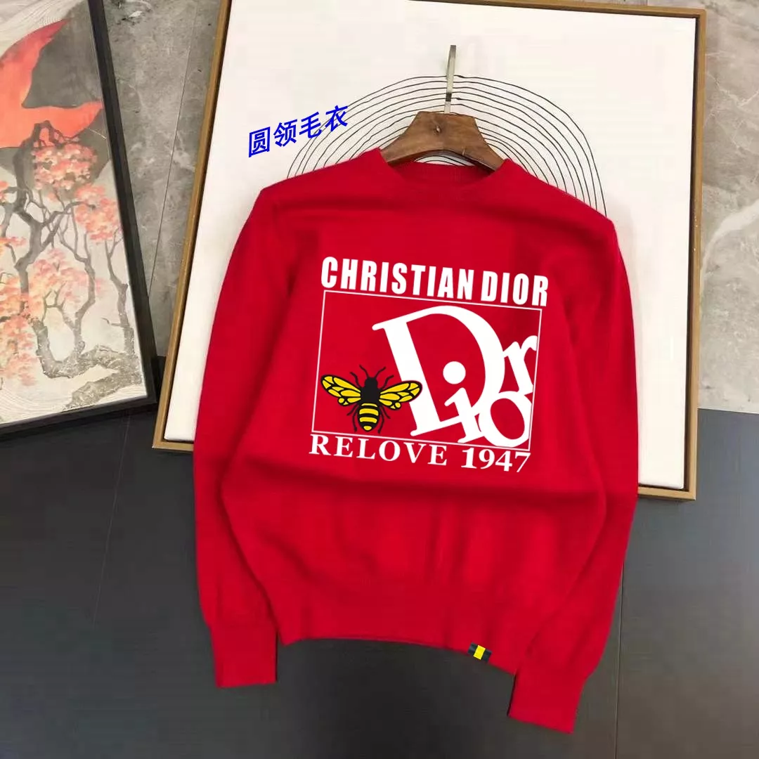 Christian Dior Sweaters Long Sleeved For Men Vibrant 6779