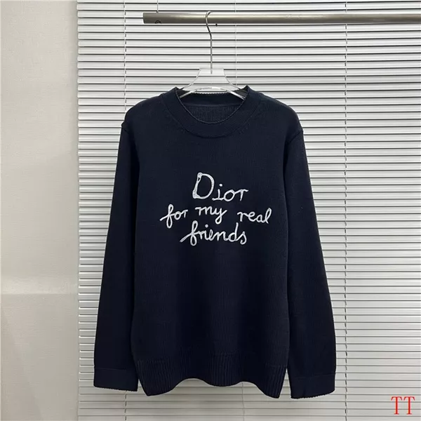 Christian Dior Sweaters Long Sleeved For Unisex Lightweight 5011
