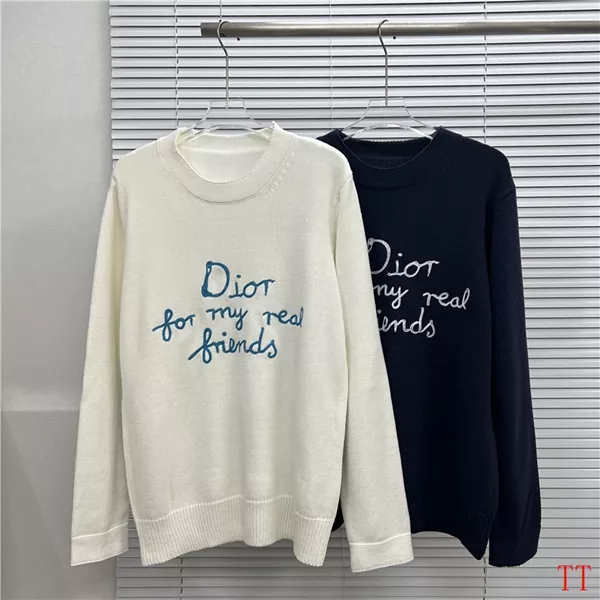 Christian Dior Sweaters Long Sleeved For Unisex Lightweight 5011