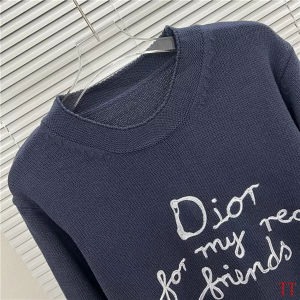 Christian Dior Sweaters Long Sleeved For Unisex Lightweight 5011