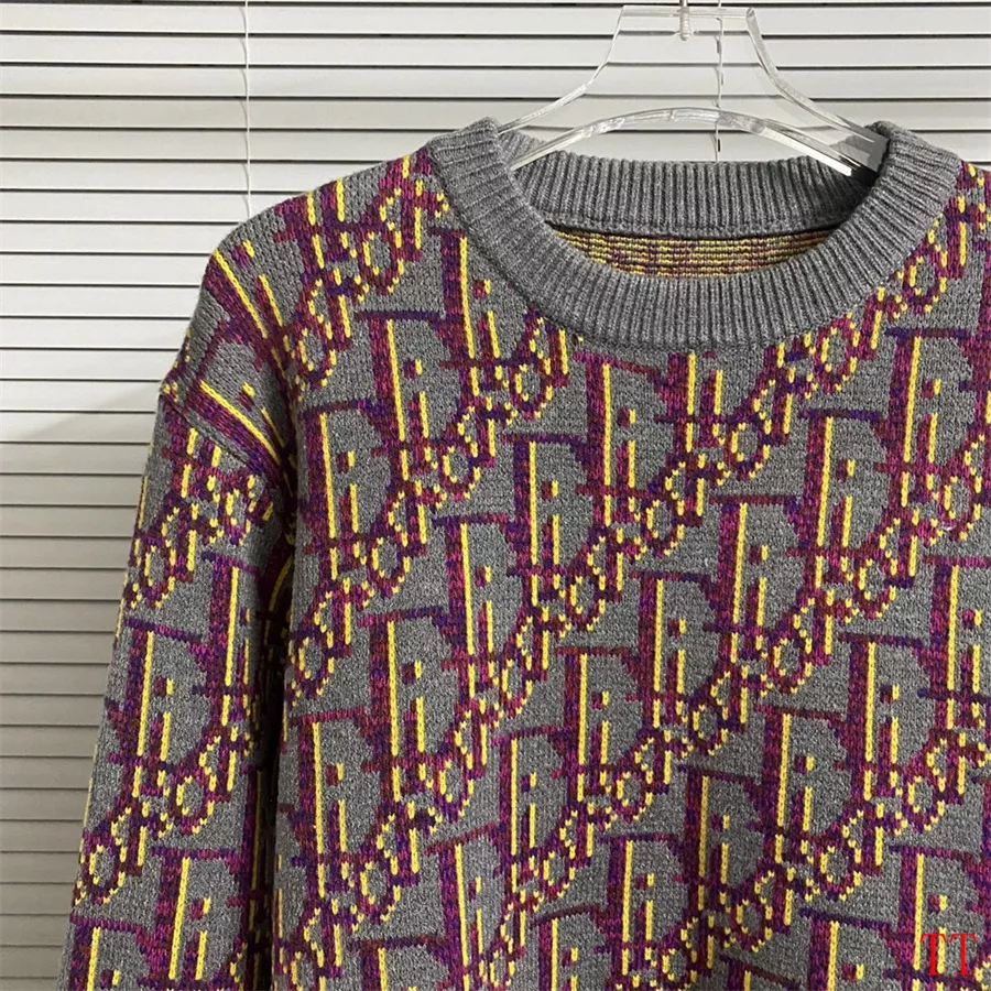 Christian Dior Sweaters Long Sleeved For Unisex Trendsetting 9463