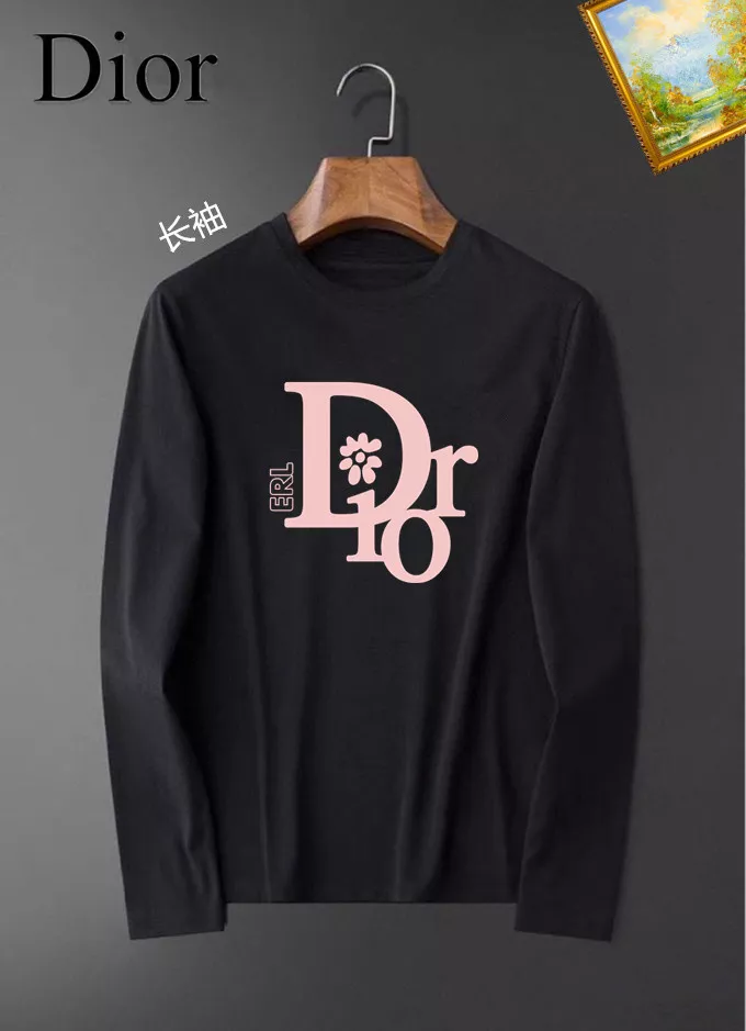 Christian Dior T-Shirts Long Sleeved For Unisex Lightweight 5850