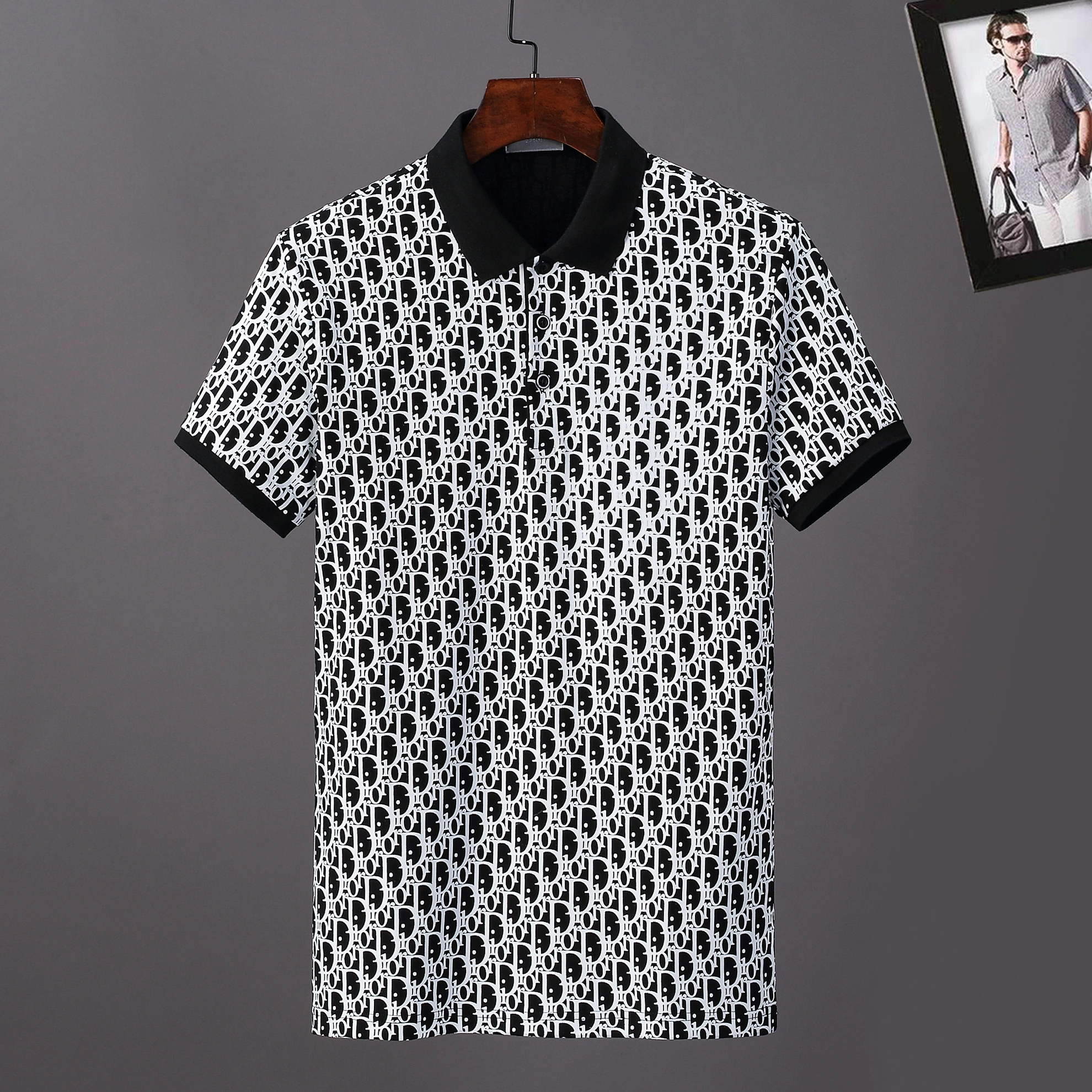 Christian Dior T-Shirts Short Sleeved For Men Bright 8951