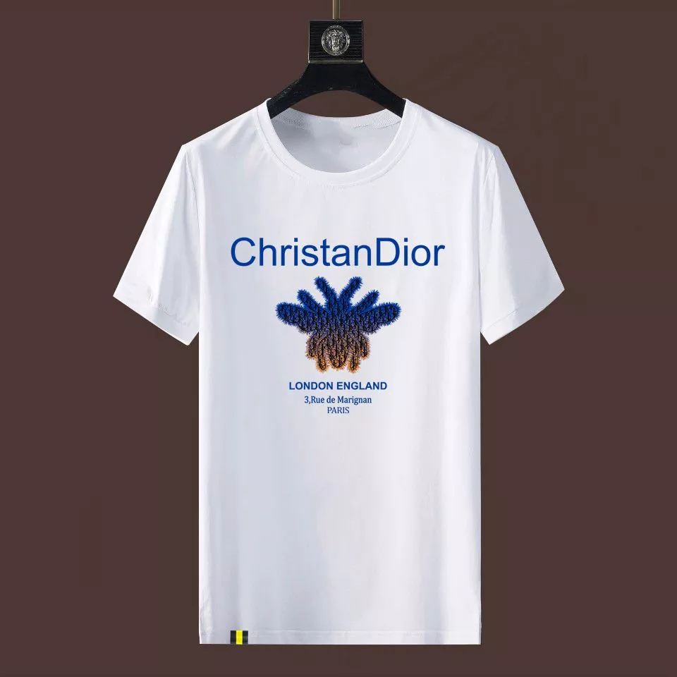 Christian Dior T-Shirts Short Sleeved For Men Comfortable 7319