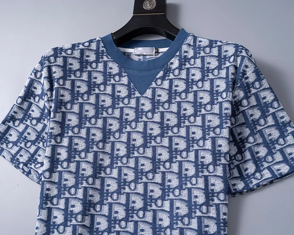 Christian Dior T-Shirts Short Sleeved For Men Cozy 6645