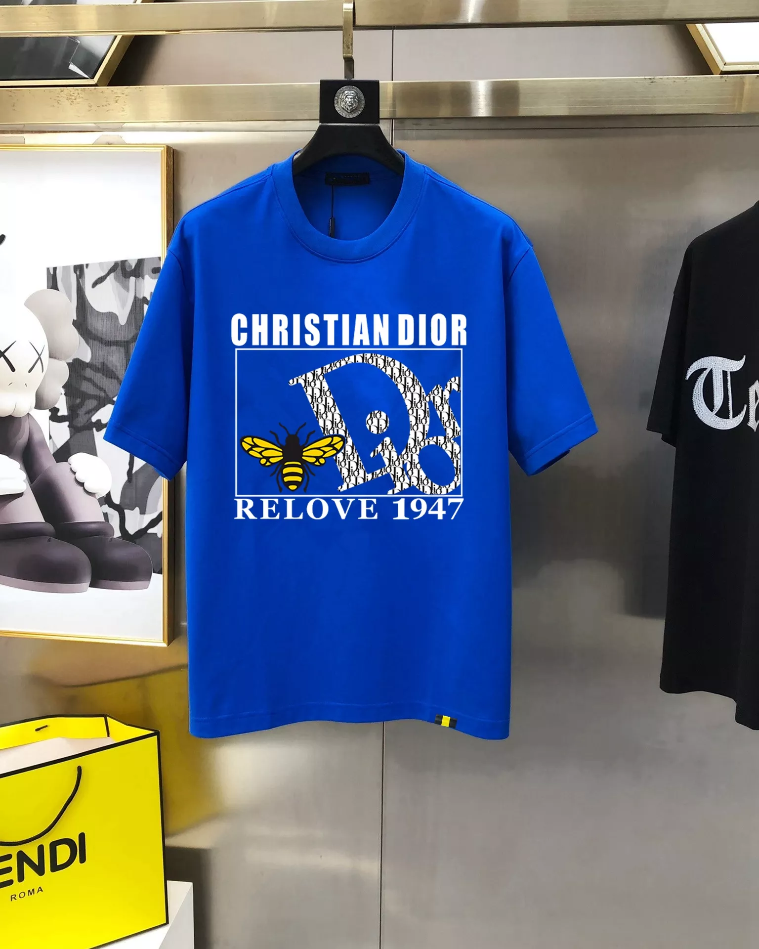 Christian Dior T-Shirts Short Sleeved For Men Fashionable 7928