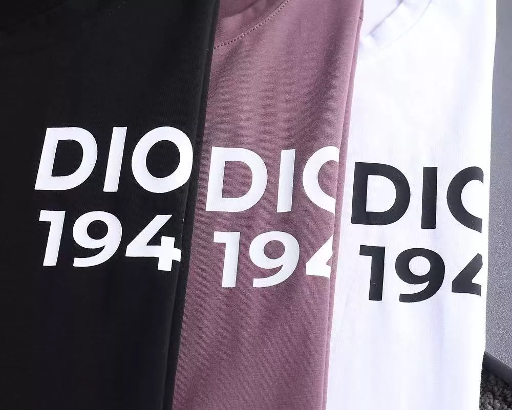 Christian Dior T-Shirts Short Sleeved For Men Flexible 4517