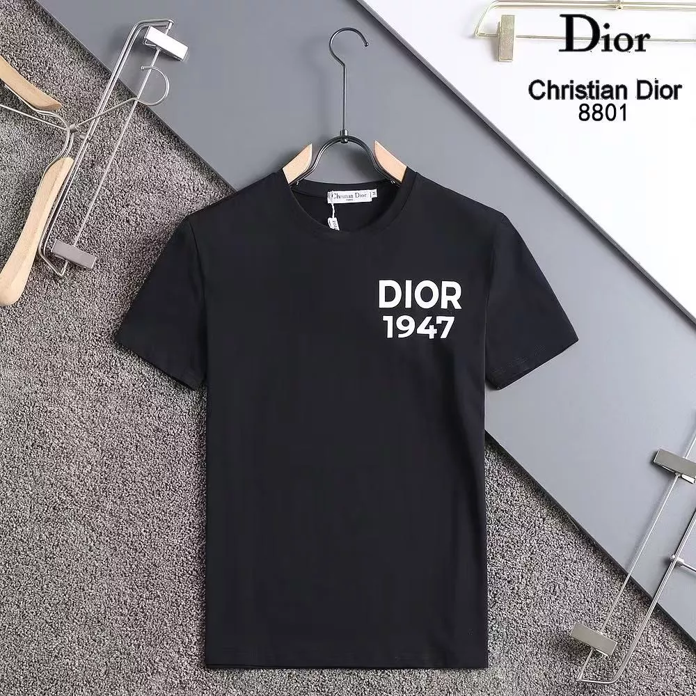 Christian Dior T-Shirts Short Sleeved For Men Lightweight 1409