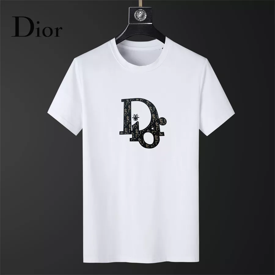 Christian Dior T-Shirts Short Sleeved For Men Trendy 4136
