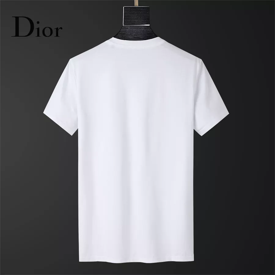 Christian Dior T-Shirts Short Sleeved For Men Trendy 4136