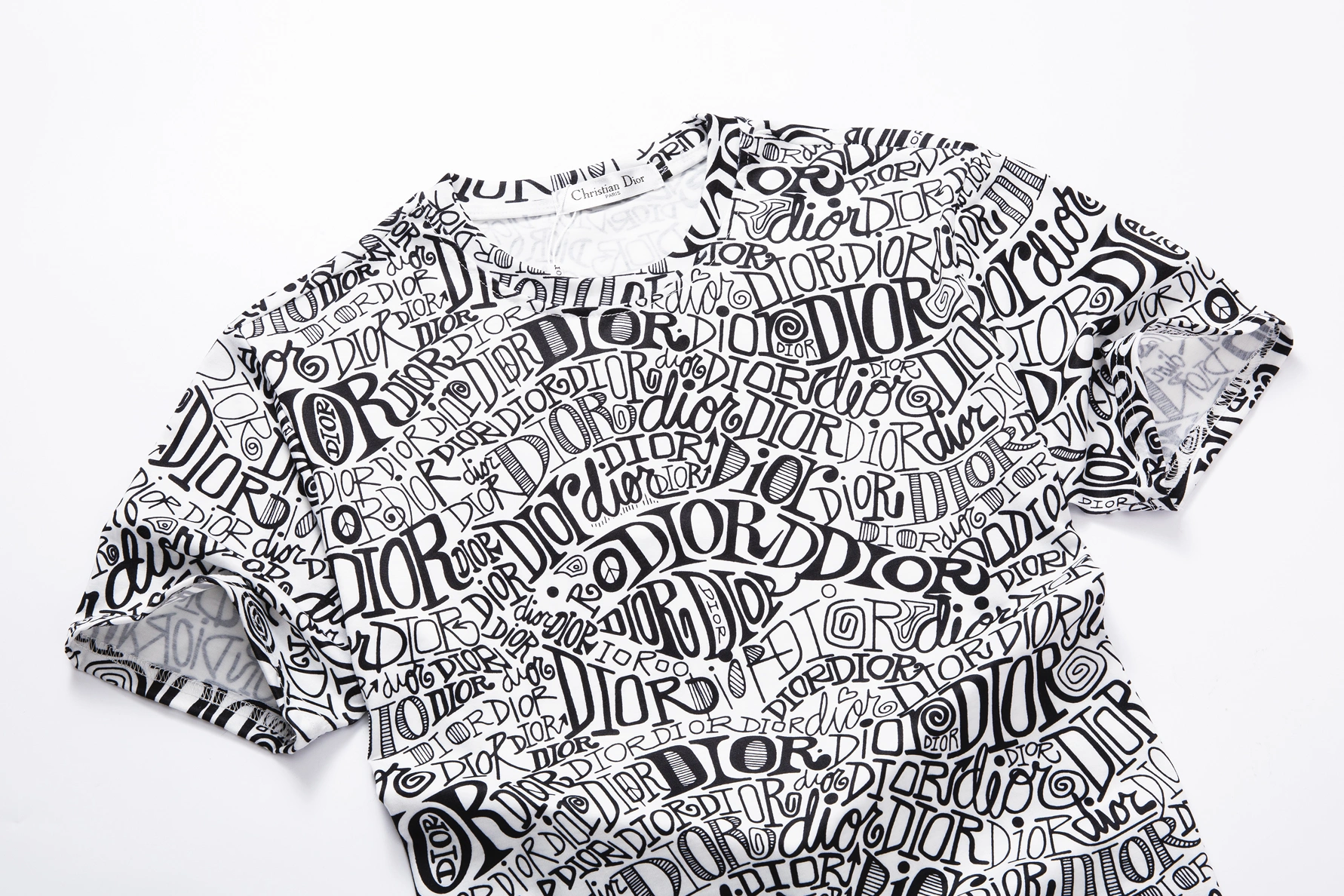 Christian Dior T-Shirts Short Sleeved For Men Unique 4664