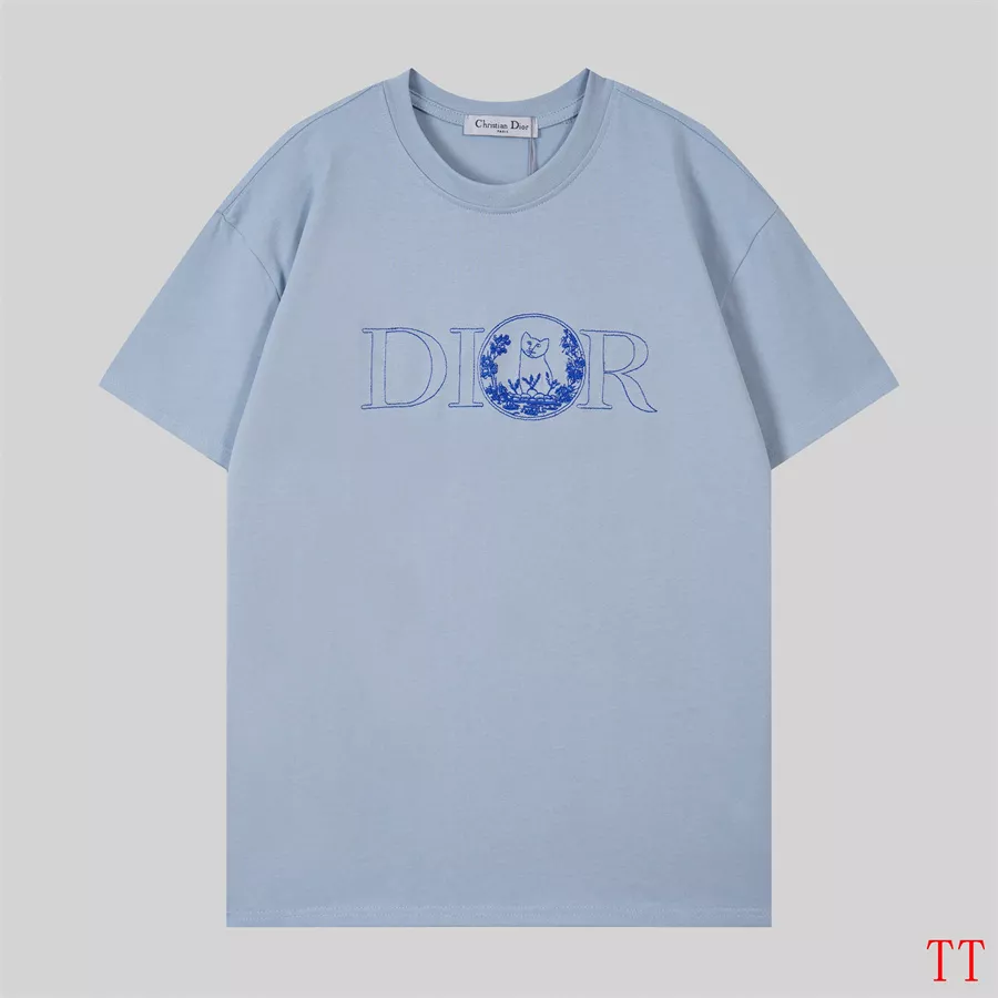 Christian Dior T-Shirts Short Sleeved For Unisex Bold 7988