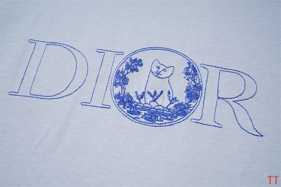 Christian Dior T-Shirts Short Sleeved For Unisex Bold 7988