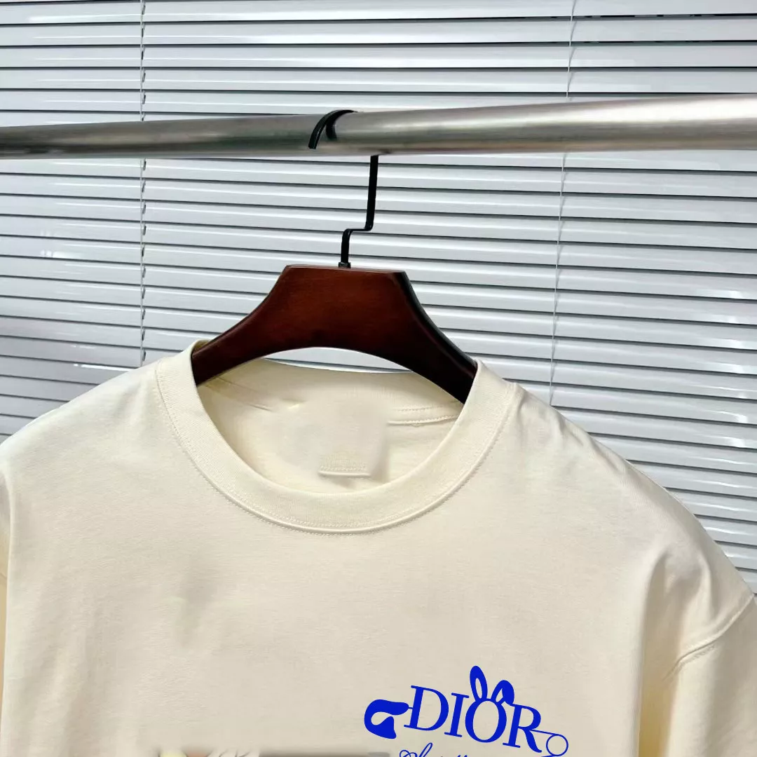 Christian Dior T-Shirts Short Sleeved For Unisex Comfortable 1631