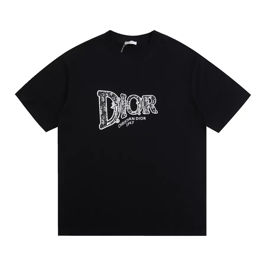 Christian Dior T-Shirts Short Sleeved For Unisex Compact 3908