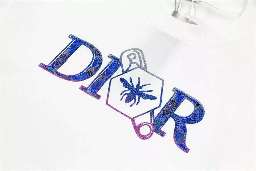 Christian Dior T-Shirts Short Sleeved For Unisex Compact 4408