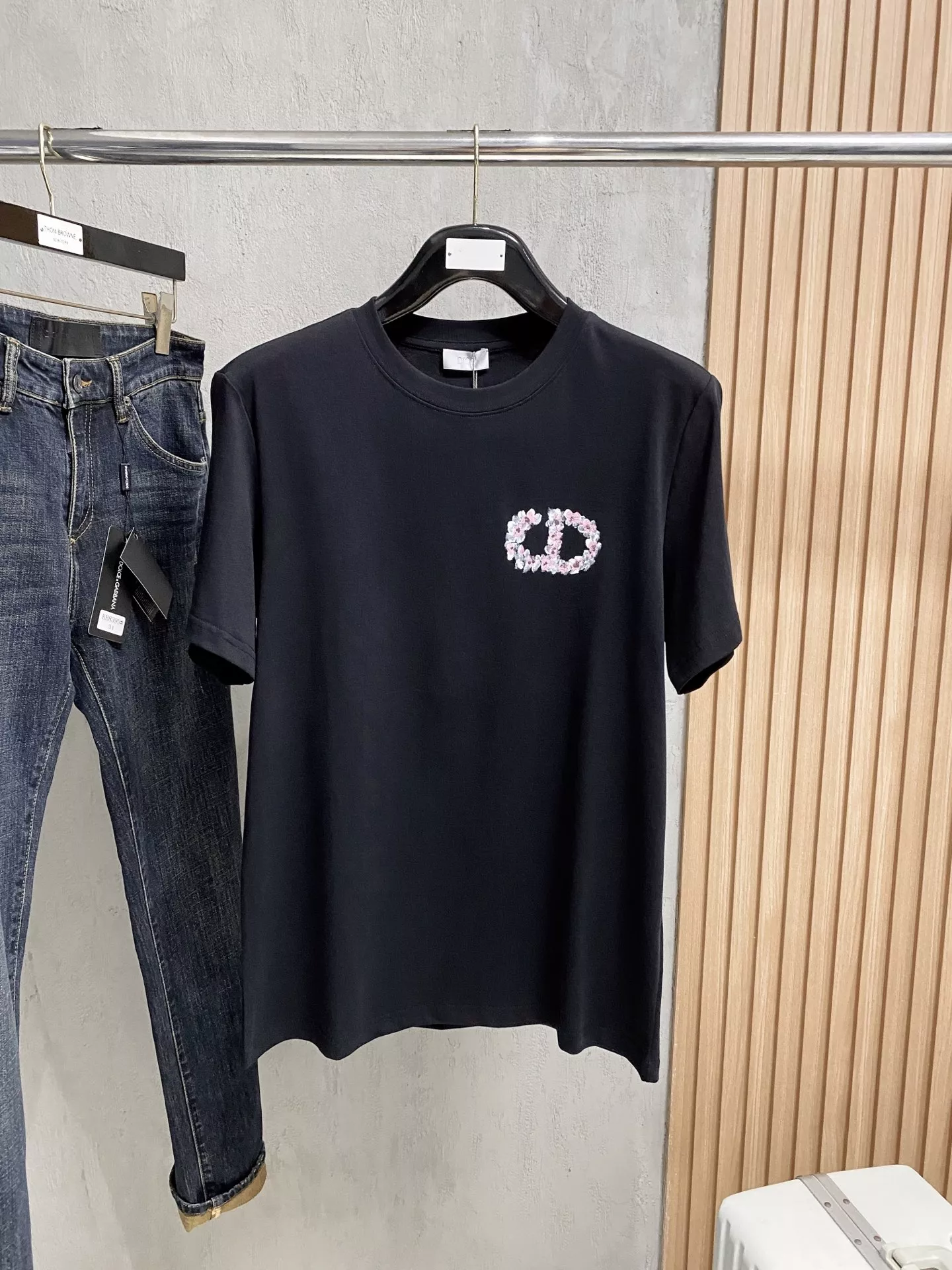 Christian Dior T-Shirts Short Sleeved For Unisex DailyWear 9108