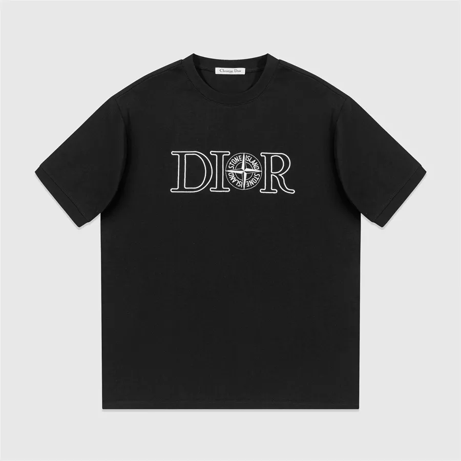 Christian Dior T-Shirts Short Sleeved For Unisex EyeCatching 1446