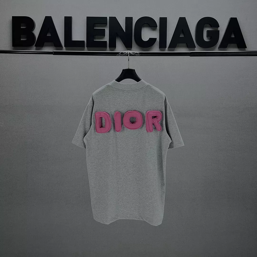 Christian Dior T-Shirts Short Sleeved For Unisex Fashionable 667