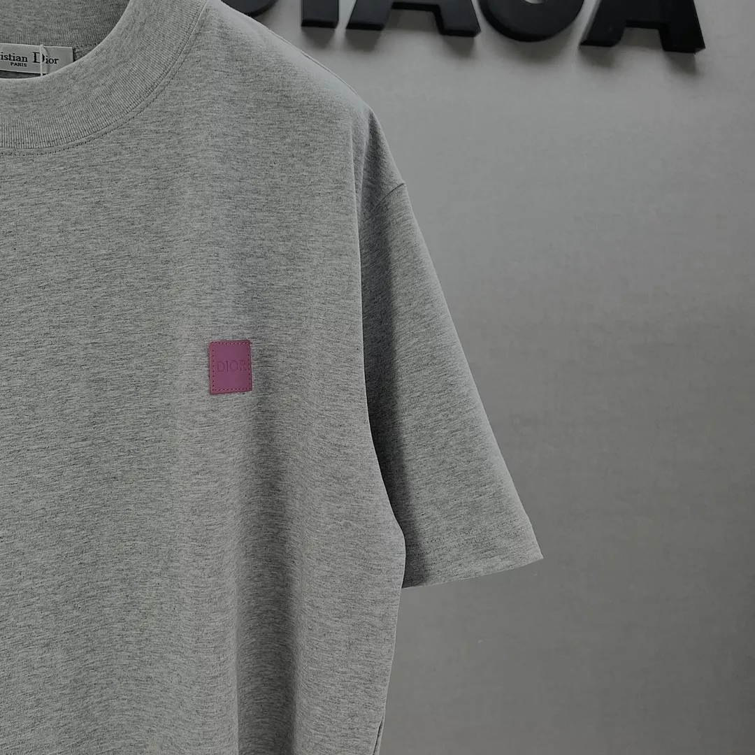 Christian Dior T-Shirts Short Sleeved For Unisex Fashionable 667