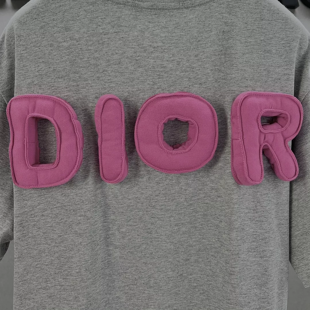 Christian Dior T-Shirts Short Sleeved For Unisex Fashionable 667