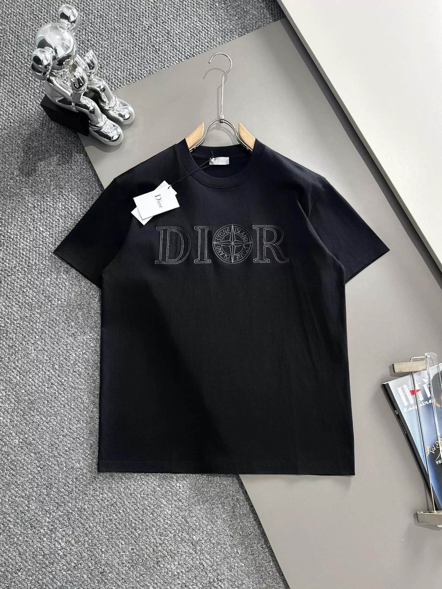 Christian Dior T-Shirts Short Sleeved For Unisex HighQuality 7520