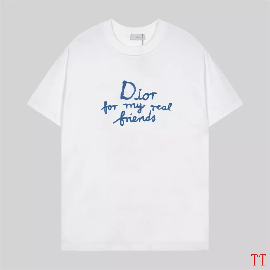 Christian Dior T-Shirts Short Sleeved For Unisex Minimalist 505