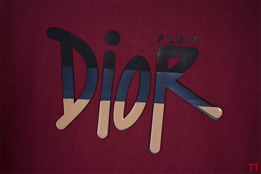 Christian Dior T-Shirts Short Sleeved For Unisex Modern 7919