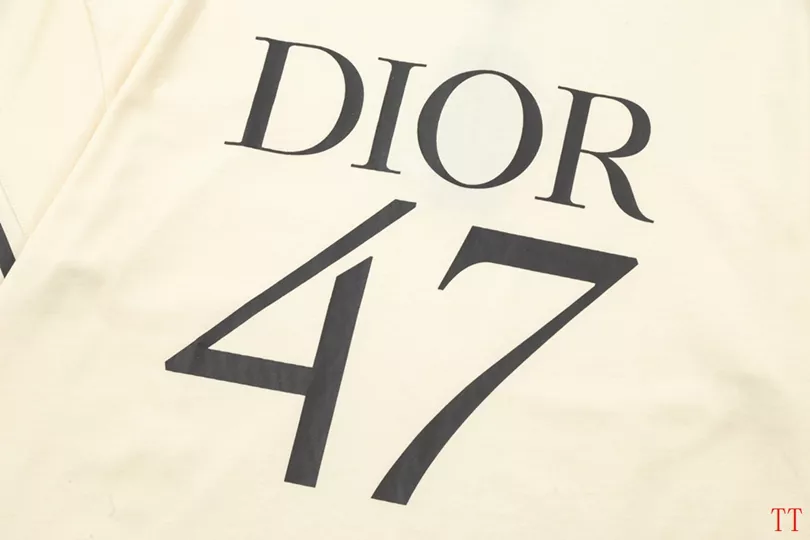 Christian Dior T-Shirts Short Sleeved For Unisex NewStyle 1247