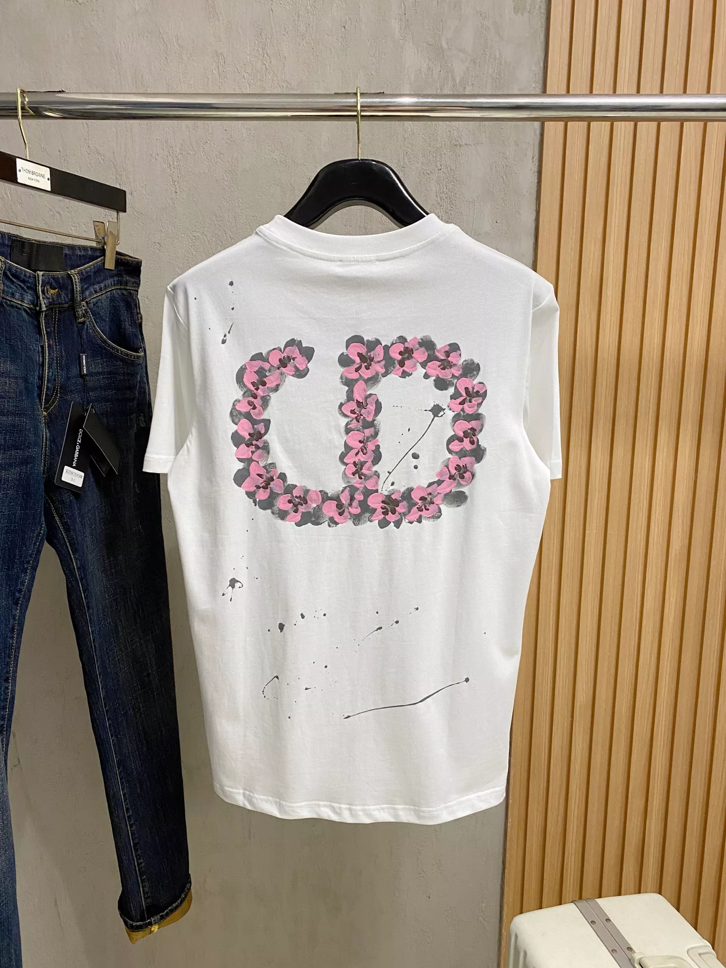 Christian Dior T-Shirts Short Sleeved For Unisex NewStyle 1423