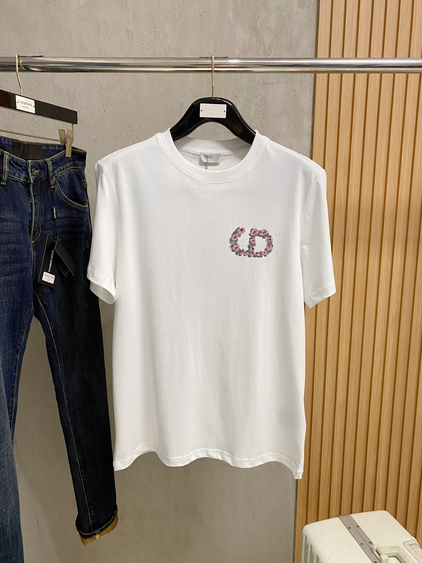Christian Dior T-Shirts Short Sleeved For Unisex NewStyle 1423