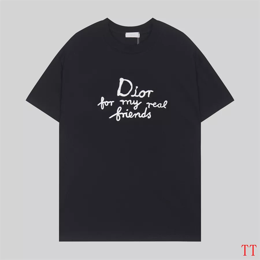 Christian Dior T-Shirts Short Sleeved For Unisex Resilient 7662