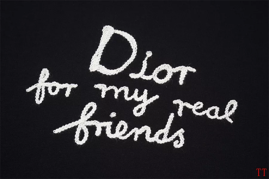 Christian Dior T-Shirts Short Sleeved For Unisex Resilient 7662
