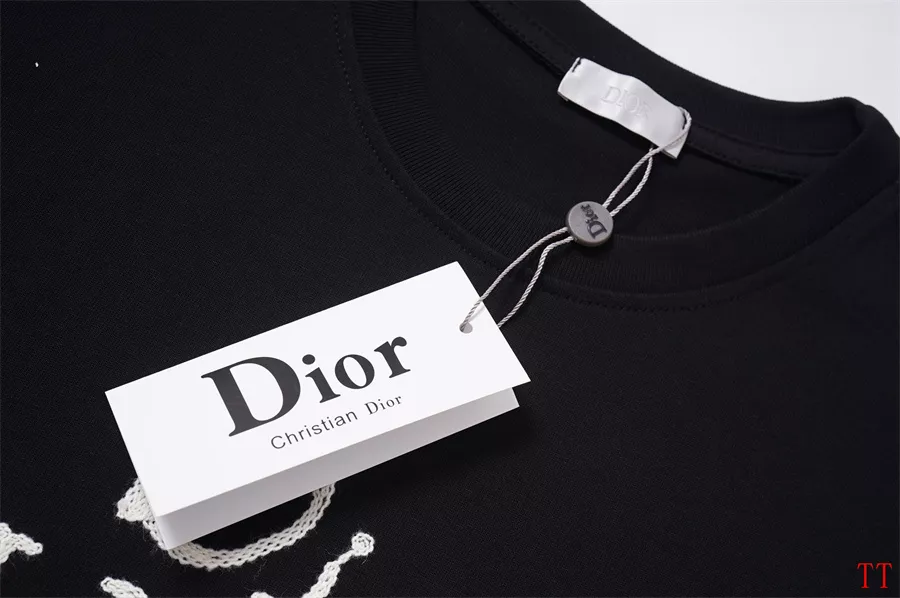 Christian Dior T-Shirts Short Sleeved For Unisex Resilient 7662