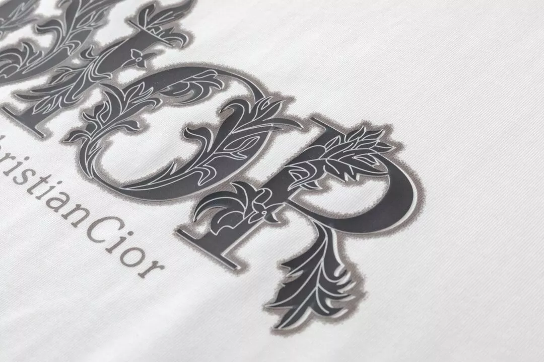 Christian Dior T-Shirts Short Sleeved For Unisex Sleek 872