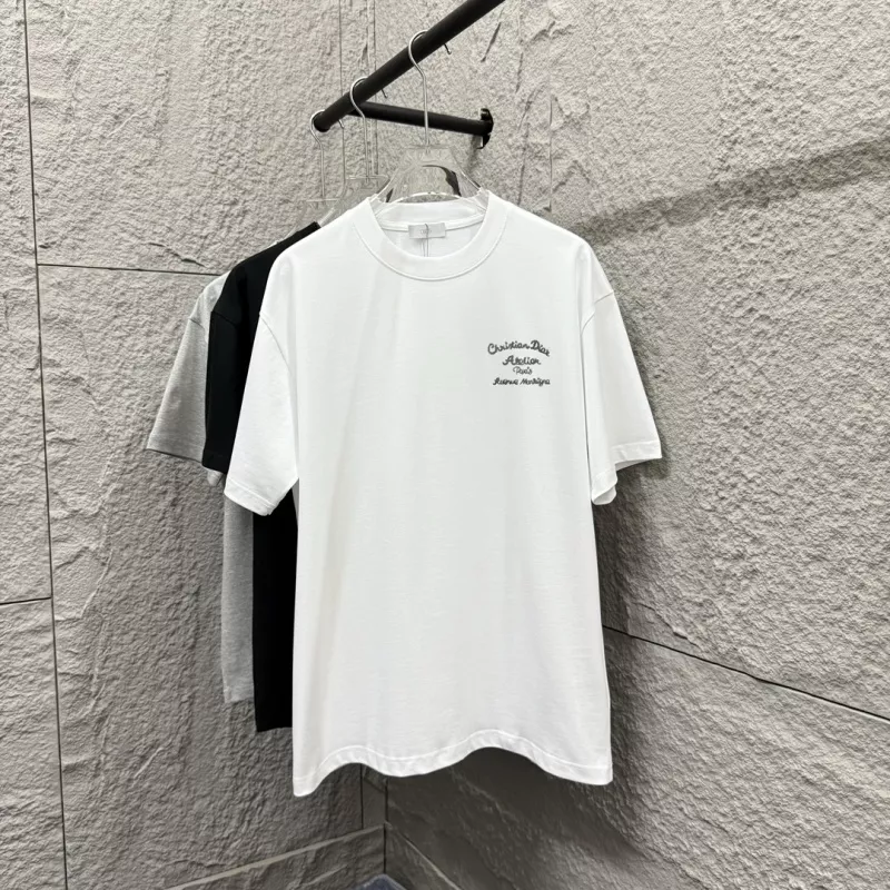 Christian Dior T-Shirts Short Sleeved For Unisex WellDesigned 7995