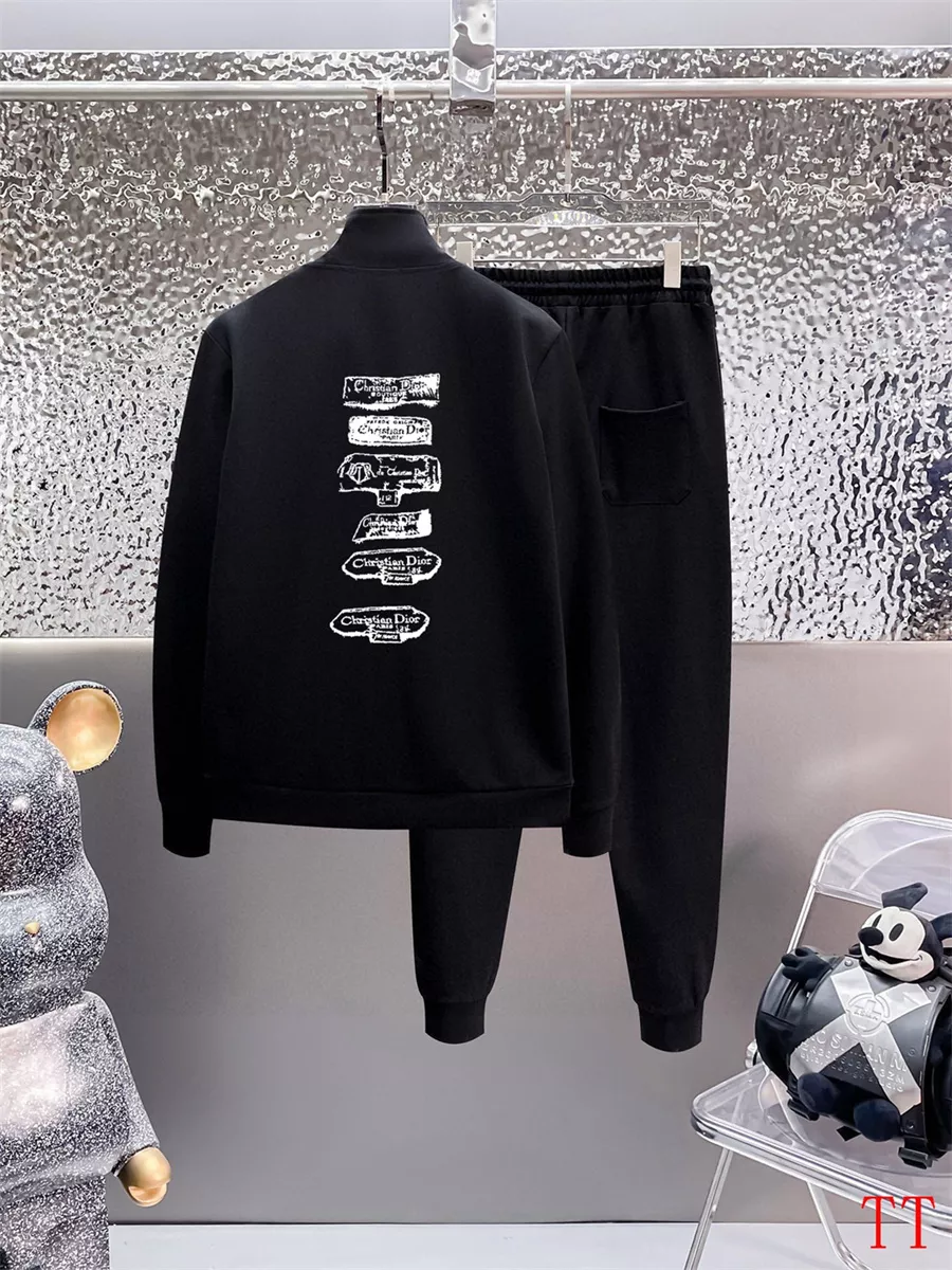 Christian Dior Tracksuits Long Sleeved For Men Versatile 3988