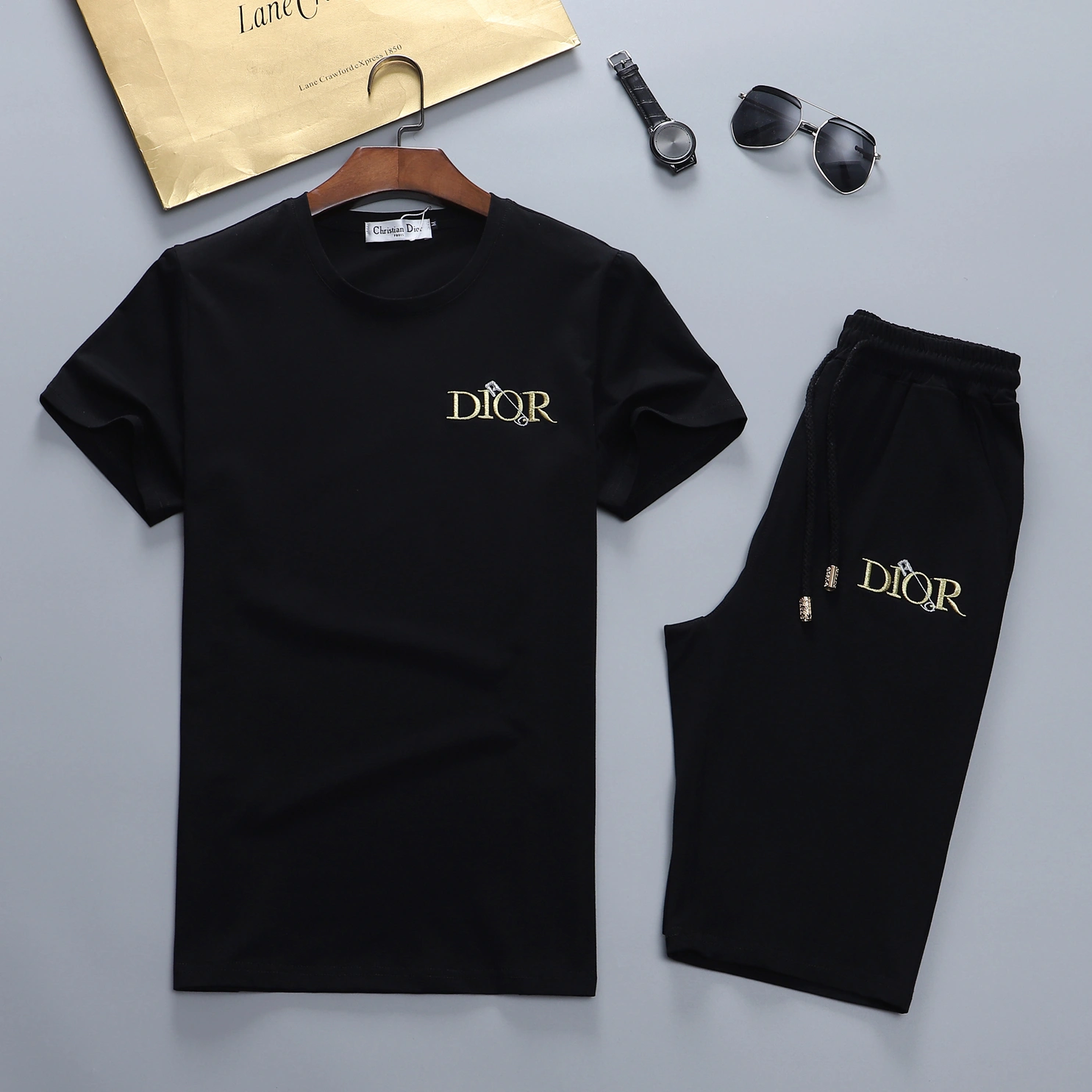 Christian Dior Tracksuits Short Sleeved For Men BestValue 8835