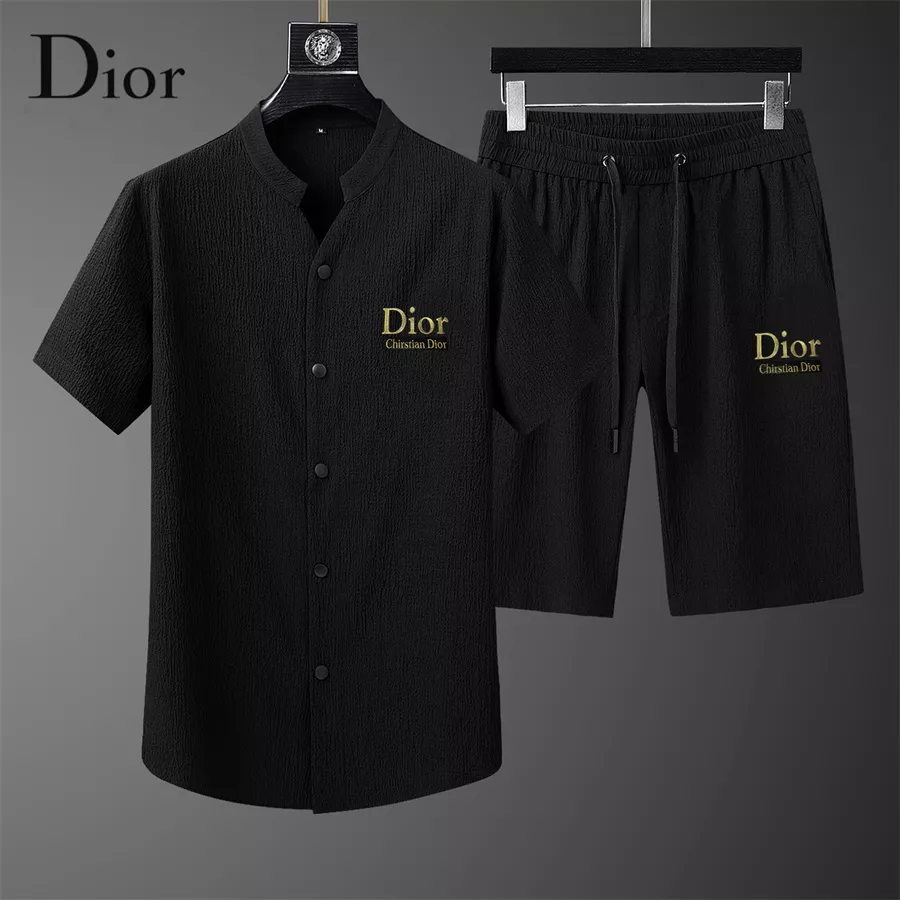 Christian Dior Tracksuits Short Sleeved For Men BestValue 8928