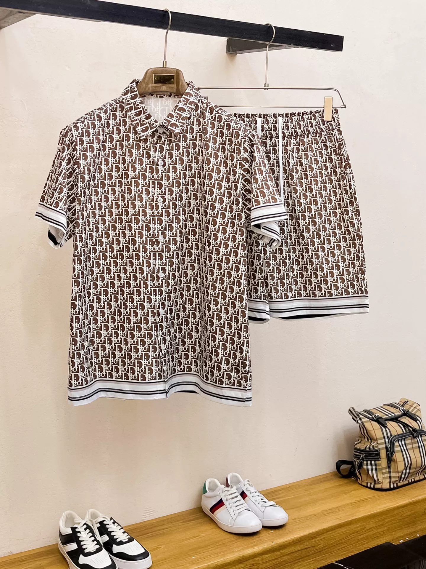 Christian Dior Tracksuits Short Sleeved For Men Functional 2127