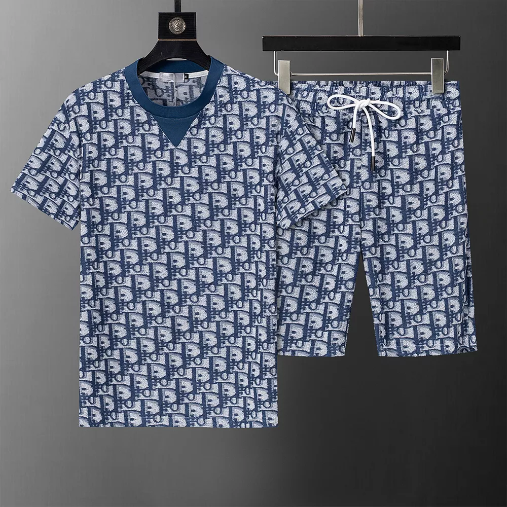 Christian Dior Tracksuits Short Sleeved For Men Refined 3711
