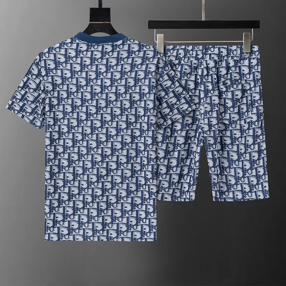 Christian Dior Tracksuits Short Sleeved For Men Refined 3711