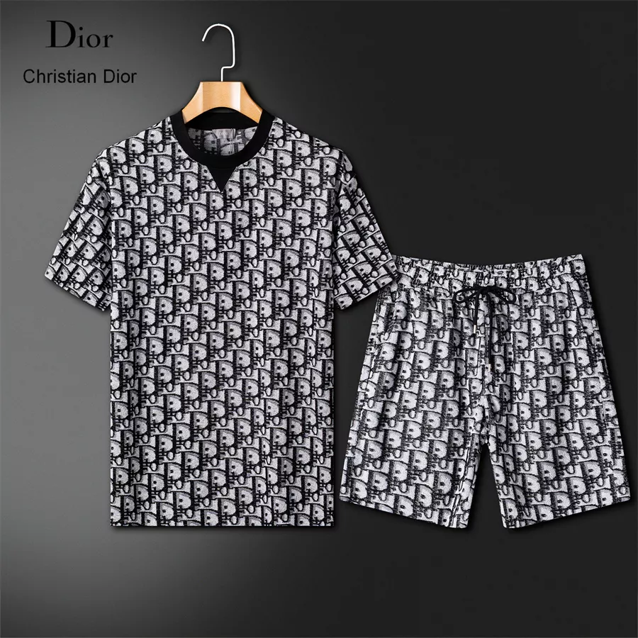 Christian Dior Tracksuits Short Sleeved For Unisex Affordable 1211