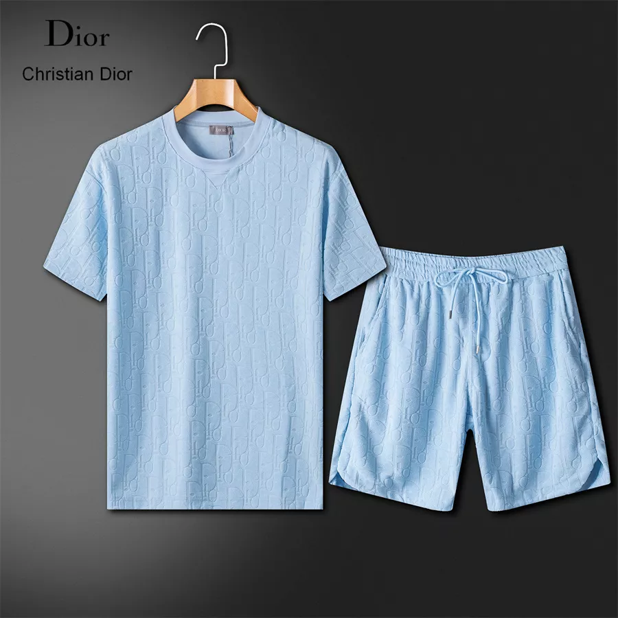 Christian Dior Tracksuits Short Sleeved For Unisex Lightweight 6167