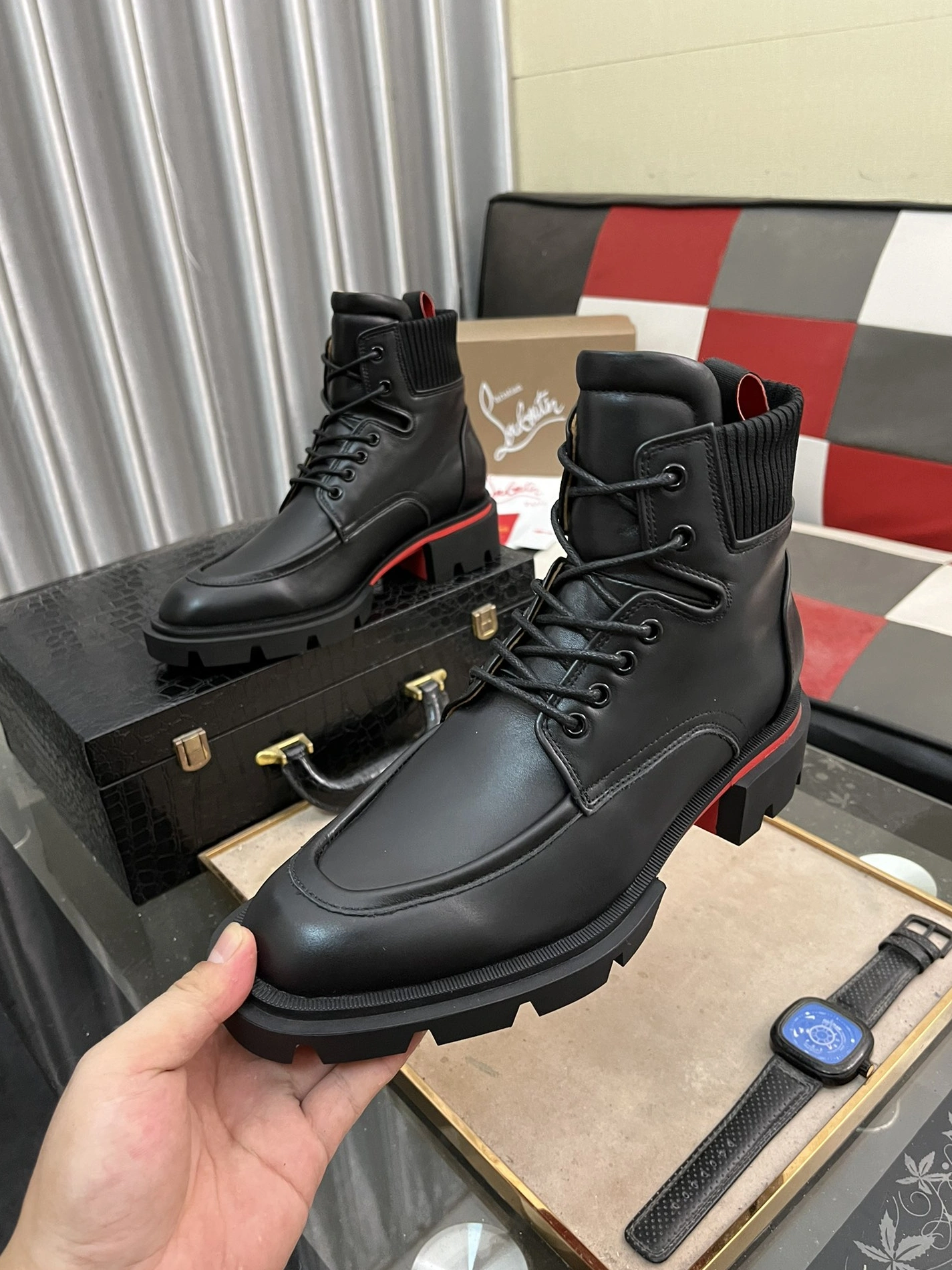 Christian Louboutin Boots For Men Functional 2157
