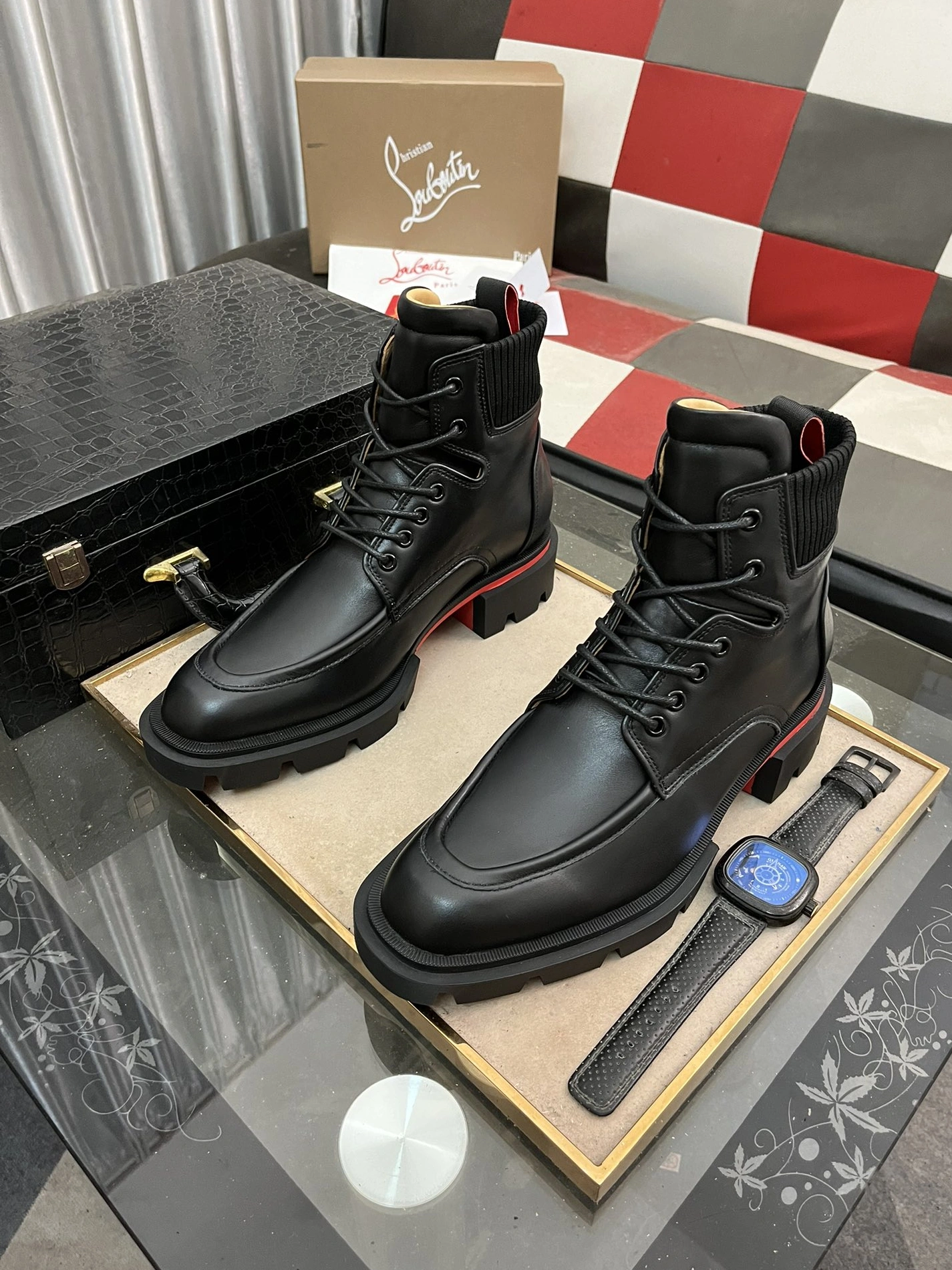 Christian Louboutin Boots For Men Functional 2157